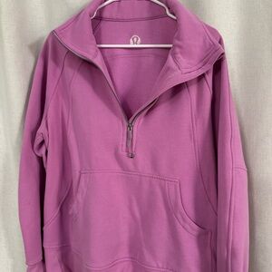 Lululemon 3/4 zip scuba hoodie